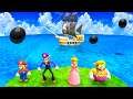 Mario Party The Top 100 MiniGames - Mario Vs Peach Vs Wario Vs Waluigi (Master Cpu)