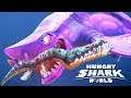 NEW DARK MAGIC SHARK vs STEGOSHARK (HUNGRY SHARK WORLD vs EVO)