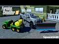 New Snow Plow! | YARD WORK | Xbox One | Fertilizing Yard | JD Gator | Homeowner | FS19