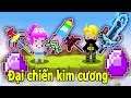 ONE VÀ NOOB YETI THỬ THÁCH ĐÀO KIM CƯƠNG TÍM CHẾ TẠO VŨ KHI THIÊN THẦN VÀ ÁC QUỶ TRONG MINI WORLD