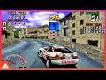 SEGA Rally Championship HD Gameplay Sega Saturn Beetle Saturn v1 22 2