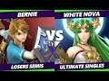 S@X 378 Online Losers Semis - Bernie (Link) Vs. White Nova (Palutena) Smash Ultimate - SSBU