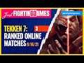 THREE Tekken 7 @JustFightingGGs AKUMA Live Online Ranked Matches 9-16-21