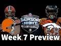 2021 NFL Week 7: Thursday Night Football - The Cleveland Browns vs The Denver Broncos