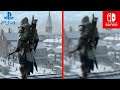 Assassin's Creed III Remastered Switch vs PS4 Graphics Comparison