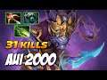 Aui2000 RIKI 31 KILLS - Dota 2 Pro Gameplay [Watch & Learn]