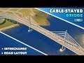 Building a custom Cable Stayed Bridge with Monorail Tracks in Cities: Skylines | Dream Bay Ep. 19