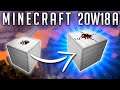 Minecraft Snapshot 20w18a : Changements Redstone
