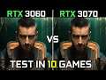 RTX 3060 vs RTX 3070 | Test In 10 Latest Games | 1080p - 1440p
