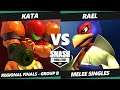 SWT CA RF Group B - Kata (Samus) Vs. Rael (Falco, Fox) SSBM Melee Tournament