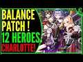 11 Heroes Buffed & Charlotte Remake (INSANE!) Epic Seven Hero Balance Dev Notes Epic 7 News E7 Buffs