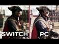 Assassin's Creed 3 Remastered – Switch vs. PC vs. Original Graphics Comparison Frame Rate Test