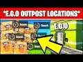 E.G.O. OUTPOST LOCATIONS - SEARCH CHESTS AT EGO OUTPOSTS & VISIT DIFFERENT (Fortnite Week 4)