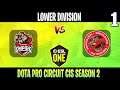 ESL One DPC CIS | Empire vs NoTechies Game 1 | Bo3 | Lower Division | DOTA 2 LIVE