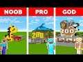 Minecraft NOOB vs PRO vs GOD: ZOO PARK in Minecraft / Funny Animation