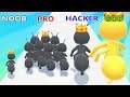 NOOB vs PRO vs HACKER vs GOD in Tiny Run - Perfect LEVEL in Tiny Run - Gameplay Android, Ios