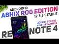Redmi Note 4 | AbhiX ROG Edition 12.5.3 Stable | Android 10 | Accent Colors, MIUI 13 Features