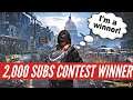 The Division 2 - 2,000 Subscribers Contest Winner, THANK YOU ALL, Road To 3k Subscribers