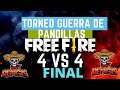 🔥TORNEO GUERRA DE PANDILLAS FINAL 4 VS 4 Free Fire En Vivo