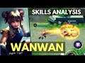 WANWAN : NEW MARKSMAN HERO SKILL AND ABILITY ANALYSIS | Mobile Legends