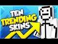 10 Trending Minecraft Skins!