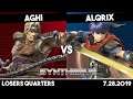 Aghi (Simon) vs Alqrix (Ike) | Losers Quarters | Synthwave #5