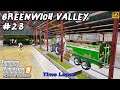 Animal Care. Collecting Hay Bales. Fertilizing Grass Fields | Greenwich Valley | FS19 TimeLapse #23