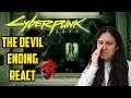 Cyberpunk 2077 - The Devil Ending REACT!!! (SAD ENDING | CRIED!!)