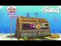 EL CRUSTÁCEO CASCARUDO en Los Sims 4 🍔🧽🦀 Bob Esponja Speed Build