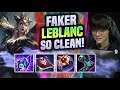 FAKER INSANE 🔥LEBLANC QUADRAKILL!🔥 - T1 Faker Plays Leblanc Mid vs Katarina! | Be Challenger