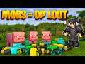 Minecraft, But Mobs Drop OP Items... (Friendly Mobs Give Op Items)