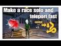 NEW PLAYER GTA5 ONLINE:MAKE YOUR OWN RACE AND TELEPORT