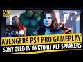 Avengers Gameplay PS4 Pro Sony Oled TV & Onkyo Kef Hometheater