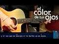 Como tocar el Color de tus Ojos BANDA MS en Guitarra | Tutorial Christianvib