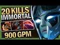 Dota 2 Phantom Assassin with 900 GPM by Immortal Rank 7.22 Gameplay ROAD TO TI11