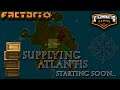 Factorio New Stream Series Starting Today! - Supplying Atlantis Island Megabase