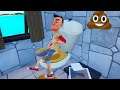 Funny moments in Hello Neighbor The Horror Game || Experiments with Neighbor Episode 09