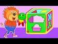 Lion Family Official Channel | Babies Learns Shapes Matching Block | Cartoon for Kids