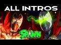 Mortal Kombat 11 SPAWN - ALL INTROS & All OUTROS VICTORY POSES - MK11 Spawn Intros