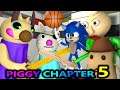 PIGGY CHAPTER 5 vs BALDI & SONIC! ROBLOX SPEEDRUNNER CHALLENGE! Ft. Mr P. horror Minecraft Animation