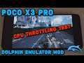 Poco X3 Pro / SD 860 - Call of Duty: MW3 - Dolphin MOD - CPU Throttling Test (30min Gameplay)
