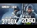 Rainbow Six Siege on Ryzen 7 3700x + RTX 2060 SUPER 1080p, 1440p benchmarks!