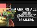 Ranking ALL Super Smash Bros. character reveal trailers