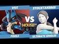 Smash Ultimate Tournament - Vivi (Lucario) Vs. StockTaker69 (Wolf, WFT) SSBU Xeno 166 Pools
