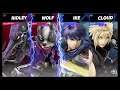 Super Smash Bros Ultimate Amiibo Fights  – Request #18730 Meta Ridley & Wolf vs Ike & Cloud