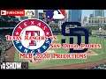 Texas Rangers vs. San Diego Padres |  2020 MLB Season | Predictions MLB The Show 20