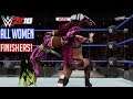 WWE 2K18 ALL WOMEN'S SIGNATURE & FINISHER (Awesome Moves)