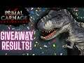 ANNOUNCING THE WINNERS OF THE PRIMAL CARNAGE: EXTINCTION GIVEAWAY!!!