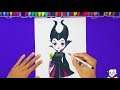 Como Dibujar a Malefica Paso a Paso Dibujando a Malefica o Maleficent