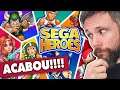 ESSE JOGO ACABOU PARA SEMPRE | Sega Heroes (Gameplay em Português PT-BR)